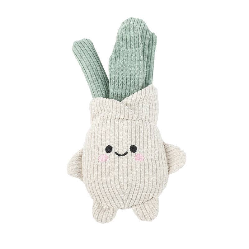 Cute Fruit Plush Dog Toy – Squeaky Chew Toy