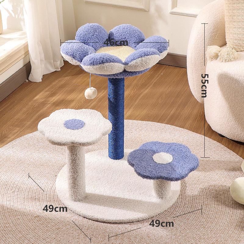 Multi-Level Cat Tree Tower with Sisal Scratching Posts