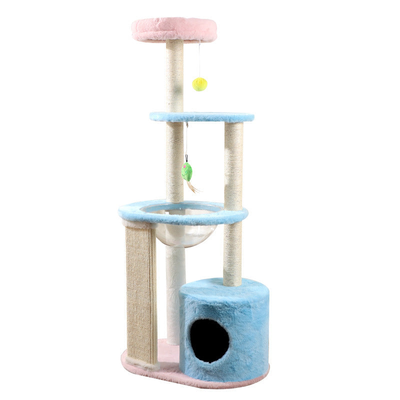 Multi-Level Cat Tree Tower with Sisal Scratching Posts