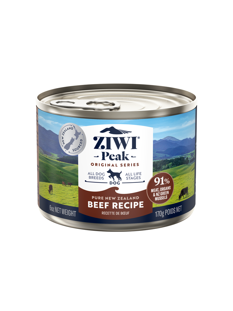 Ziwi Peak Dog Food Can – Beef 170g