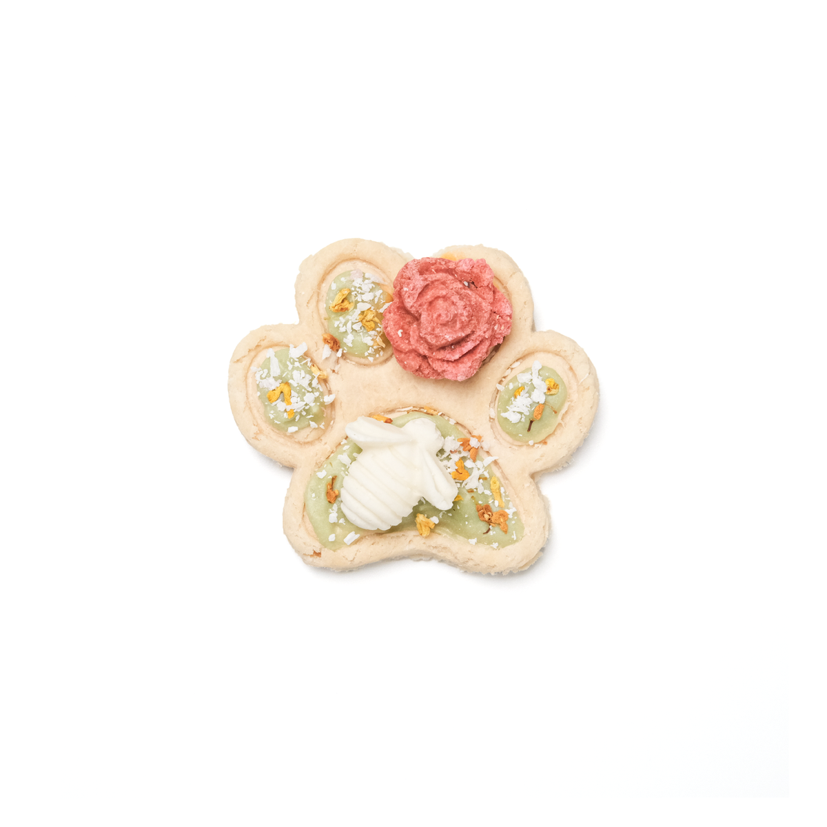 Mini Paw Glazed Dog Cookies