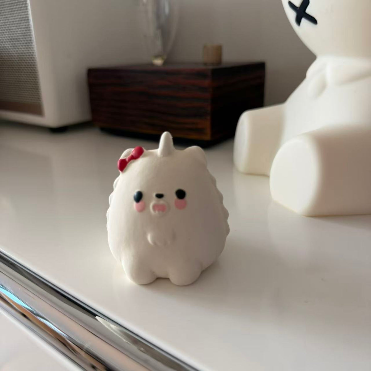 White Cat Shaped Toy - MEGZOO