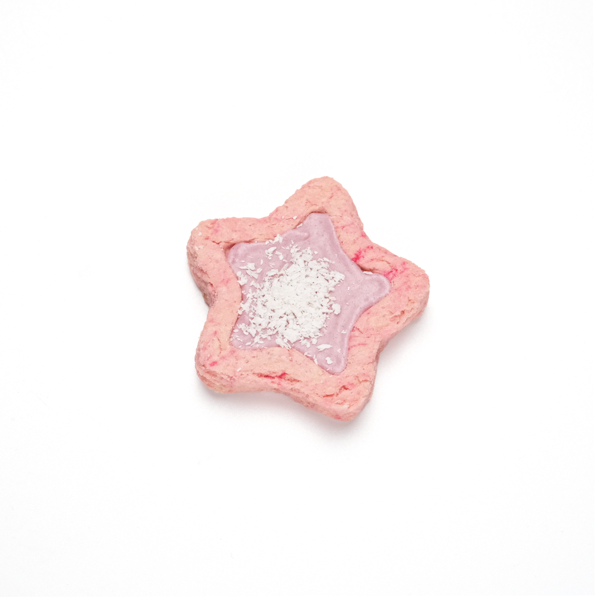 Confetti Star Glazed Dog Cookies