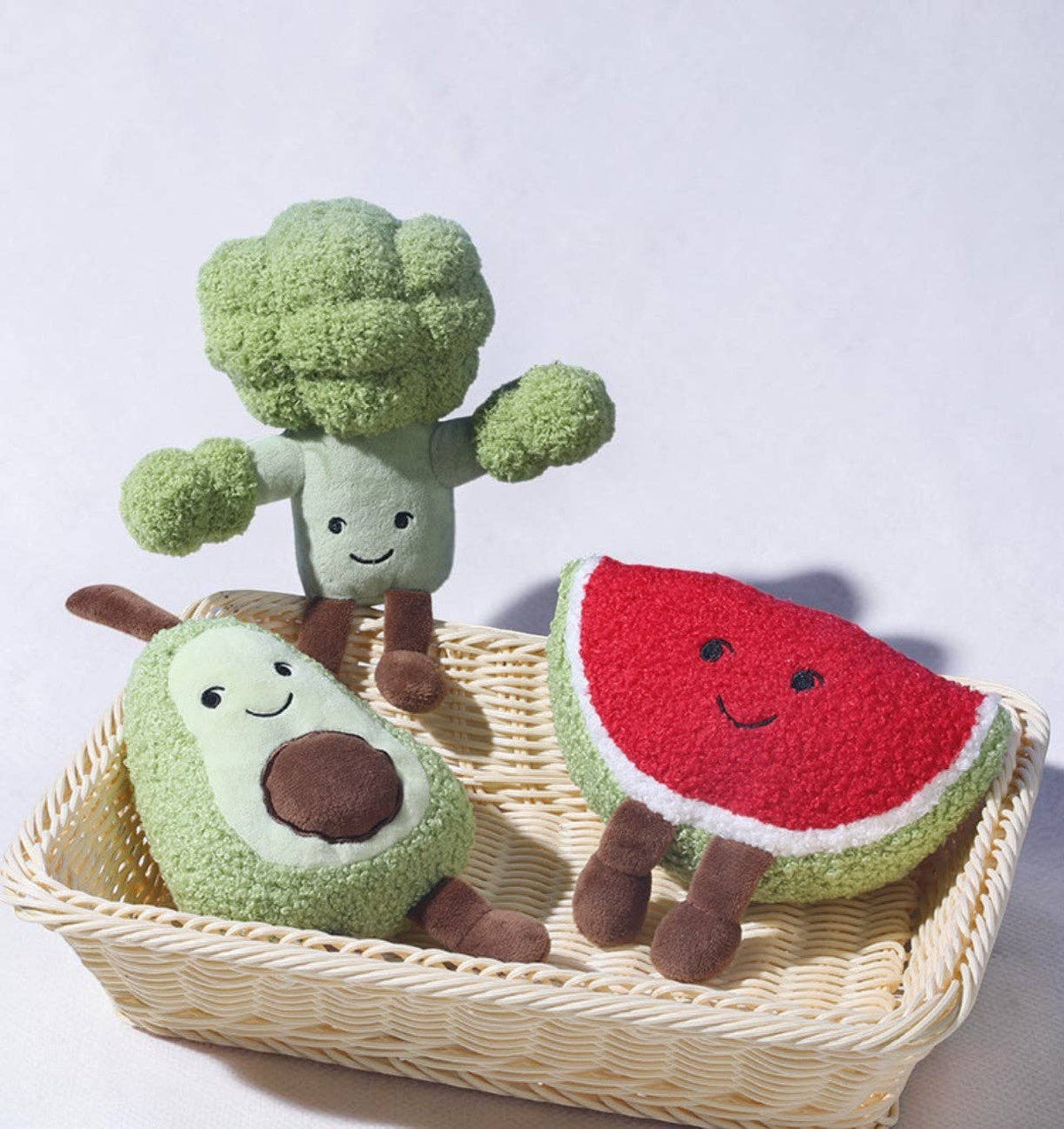 Cute Fruit Plush Dog Toy – Squeaky Chew Toy