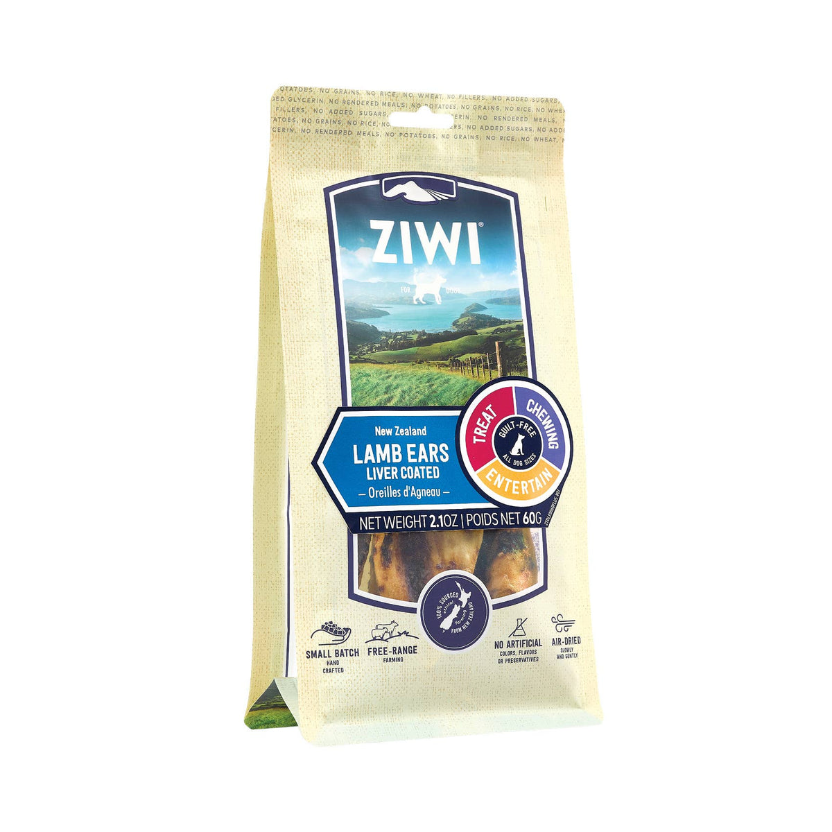 Ziwi Dog Treats – Lamb Ears Pouch