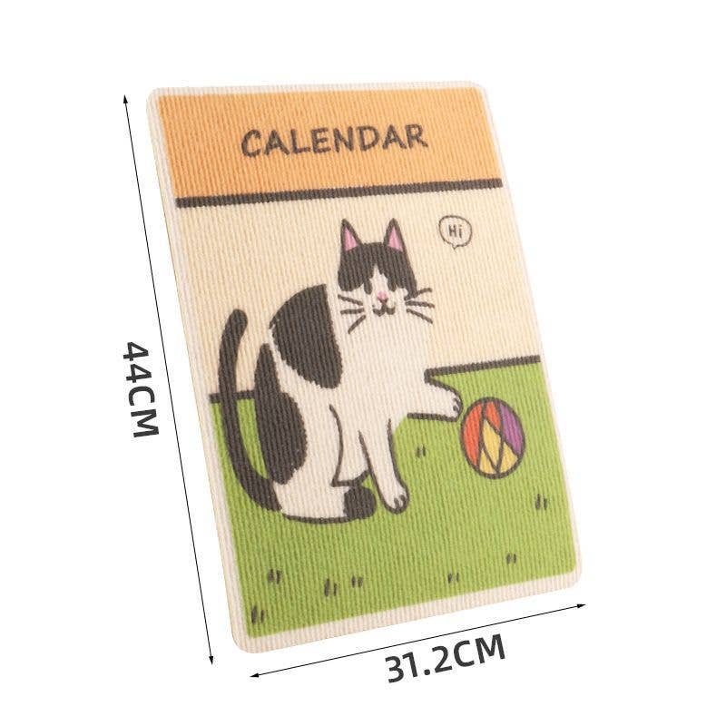 Cat Calendar Scratching Board