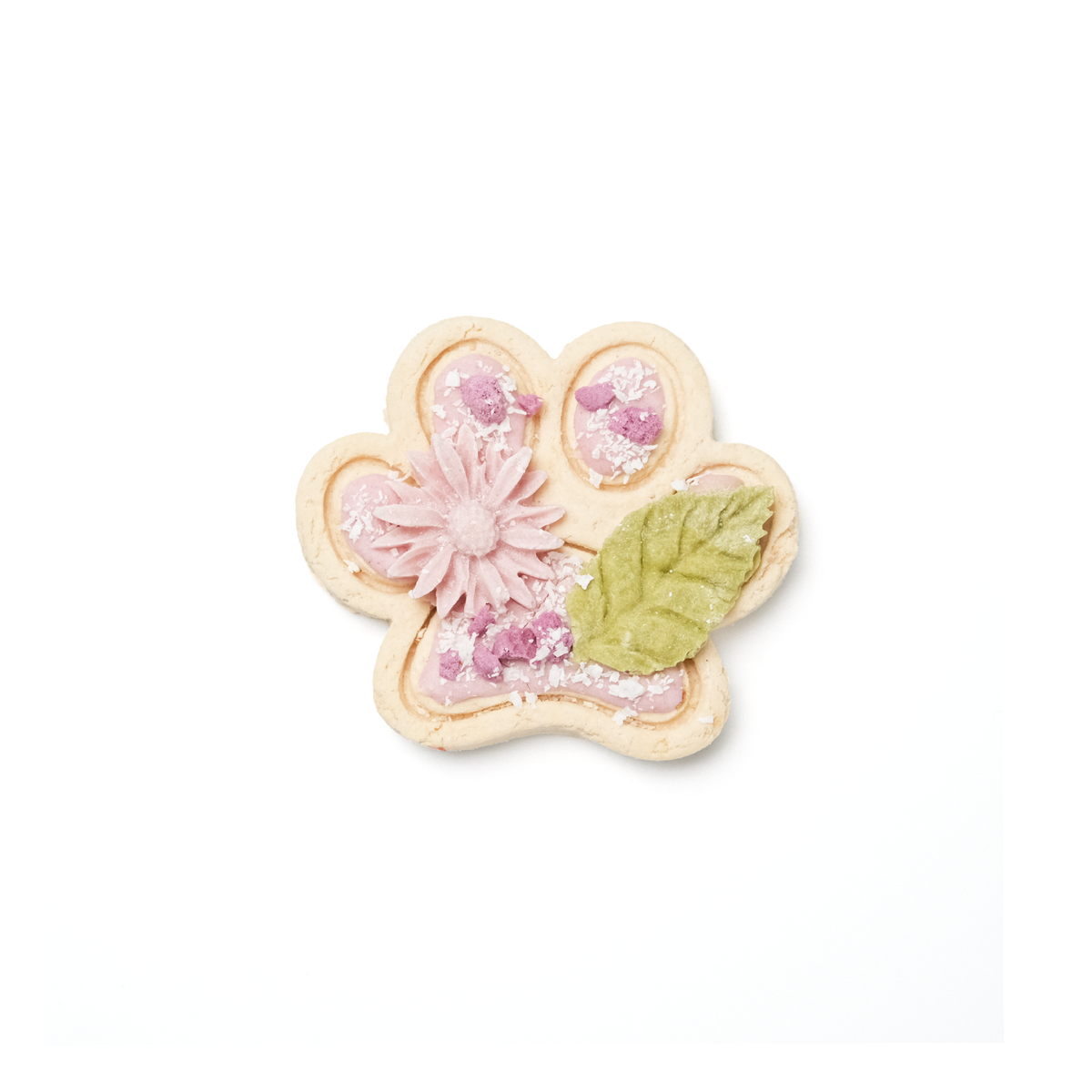Mini Paw Glazed Dog Cookies