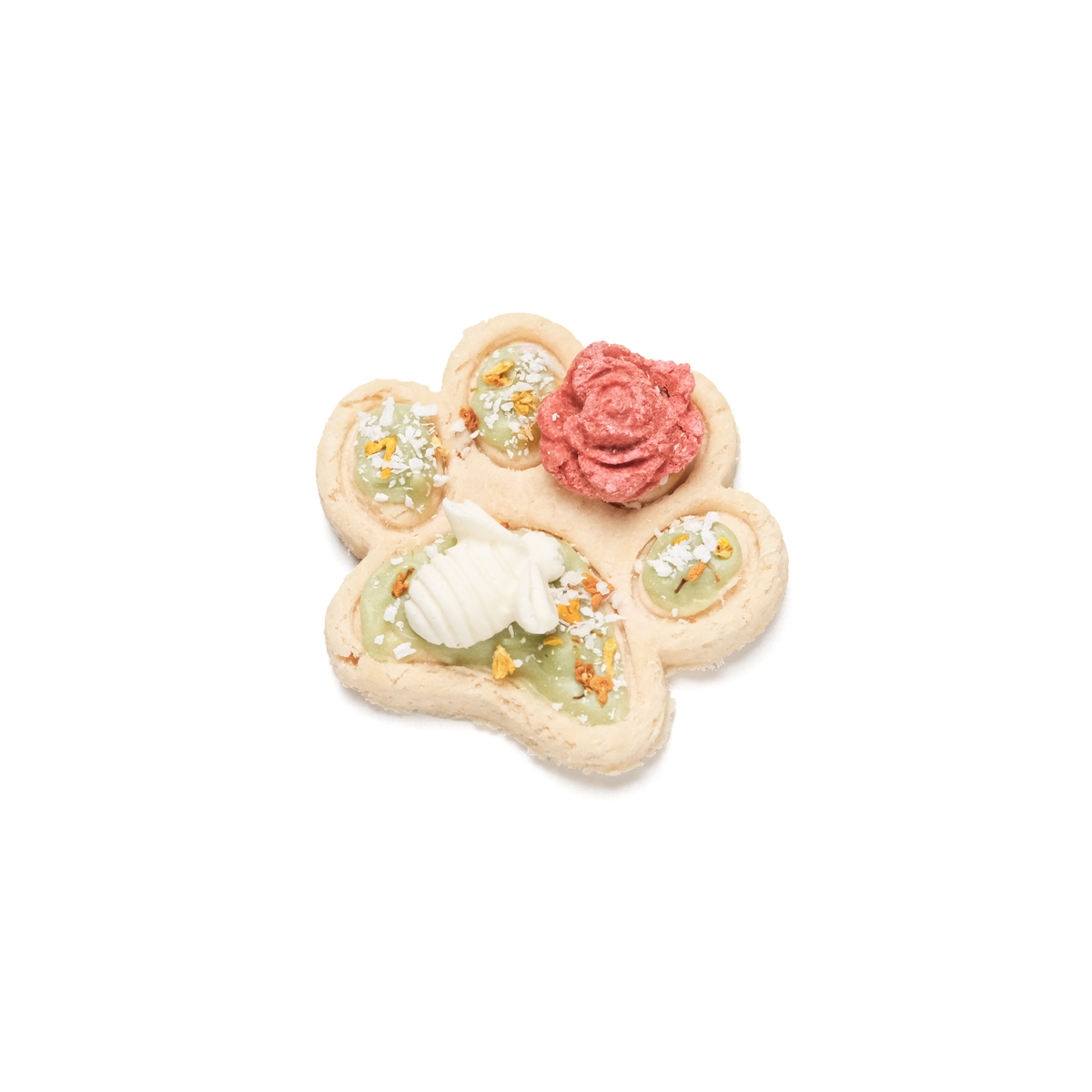 Mini Paw Glazed Dog Cookies
