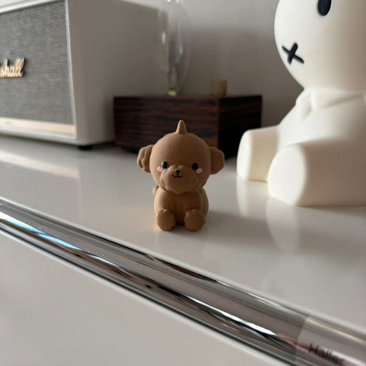 Brown Dog Shaped Toy - MEGZOO