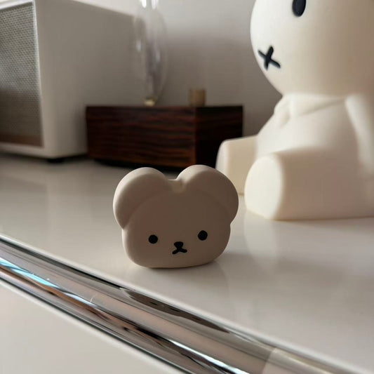 Light Taupe Dog Head Toy - MEGZOO
